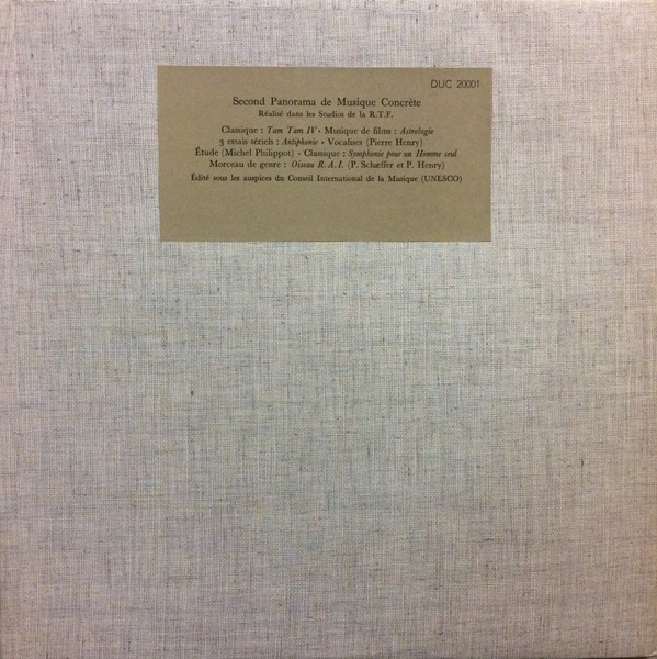 Panorama Of Musique Concrète No. 2 (1957, Vinyl) - Discogs