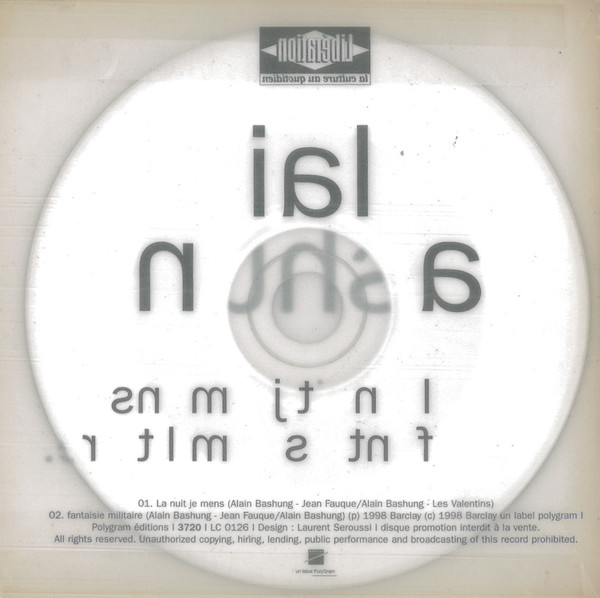 last ned album Alain Bashung - La Nuit Je Mens