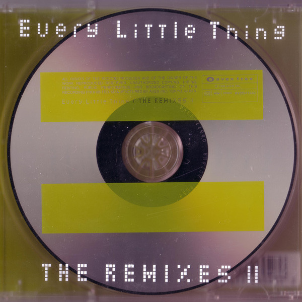 Every Little Thing – The Remixes II (1998, CD) - Discogs