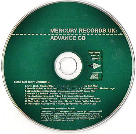 Café Del Mar: Volume 6 (1999, CD) - Discogs