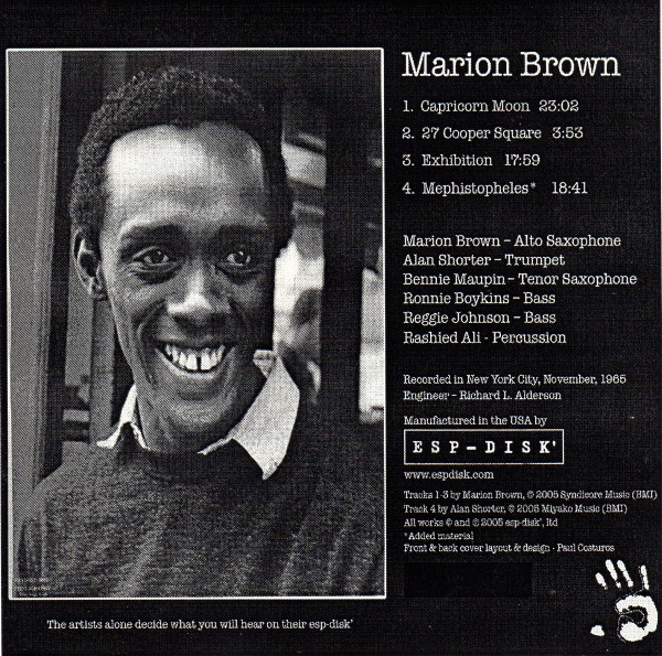 Marion Brown Quartet - Marion Brown Quartet | Releases | Discogs