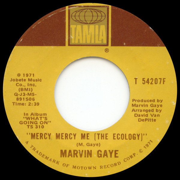 Marvin Gaye Mercy Mercy Me The Ecology 1971 Vinyl Discogs 