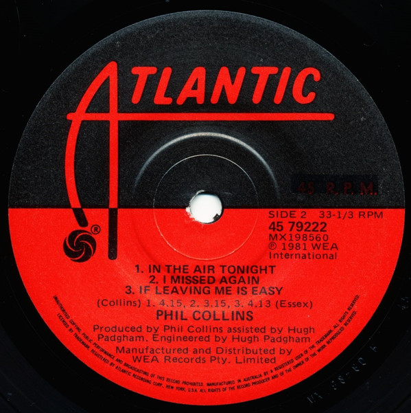 last ned album Phil Collins - If Leaving Me Is Easy In The Air Tonight I Missed Again If Leaving Me Is Easy