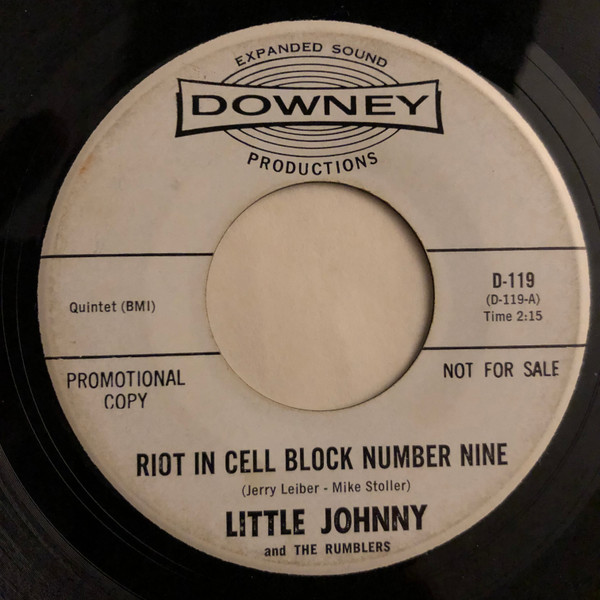 télécharger l'album Little Johnny And The Rumblers The Rumblers - Riot In Cell Block Number Nine The Hustler