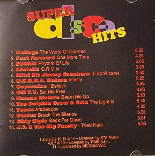 télécharger l'album Various - Super Disco Hits 1 New Dance Compilation