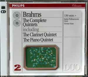 The Complete Quintets Including The Clarinet Quintet / The Piano Quintet - Brahms - Berlin Philharmonic Octet, Werner Haas
