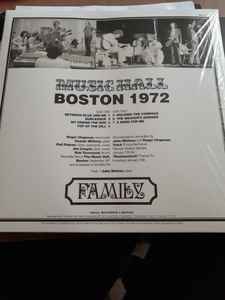 Family (6) - Music Hall Boston 1972 album cover