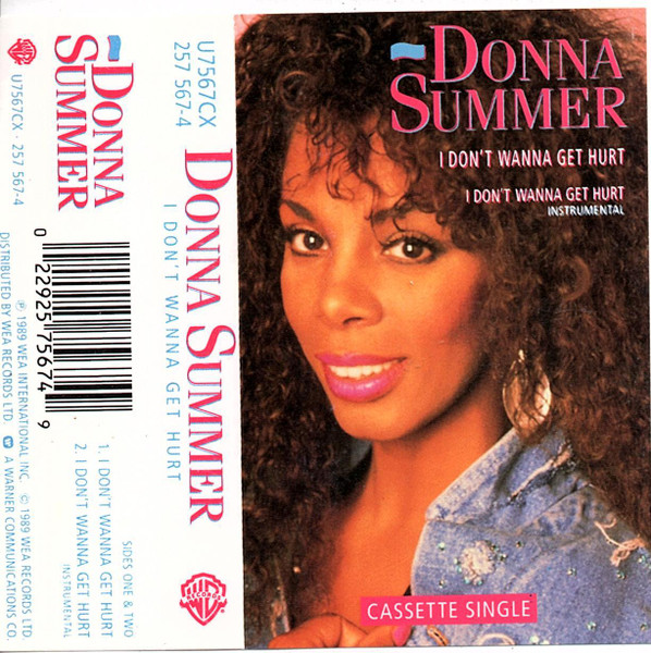 Donna Summer – I Don't Wanna Get Hurt (1989, Cassette) - Discogs