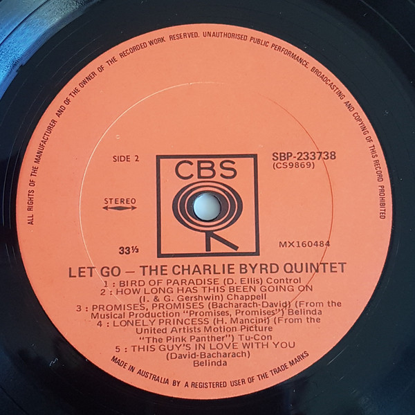 télécharger l'album The Charlie Byrd Quartet - Let Go
