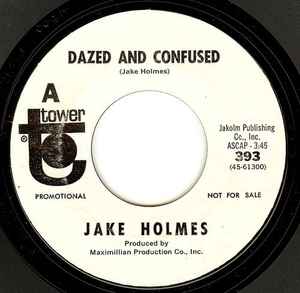 Jake Holmes - Dazed And Confused album cover