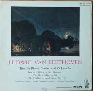 Ludwig van Beethoven - Trios für Klavier, Violine und Violoncello album cover