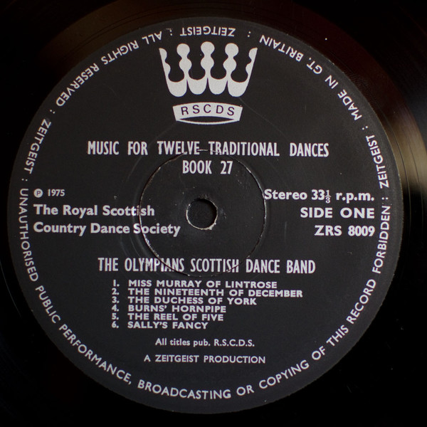 baixar álbum The Olympians Scottish Dance Band - Music For Twelve Traditional Dances Book 27