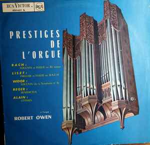 Robert Owen - Prestiges De L'orgue  album cover