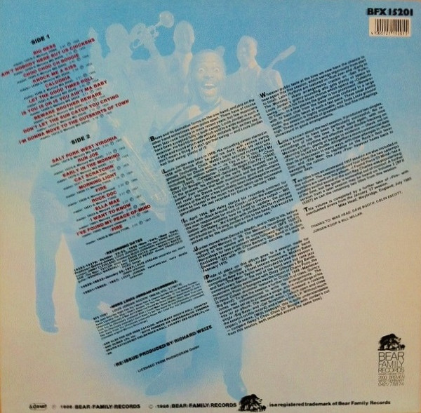 Louis Jordan LP: Rock & Roll Call (LP) - Bear Family Records