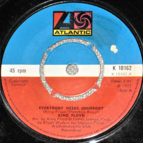 King Floyd – Everybody Needs Somebody (1972, PL - Plastic Products