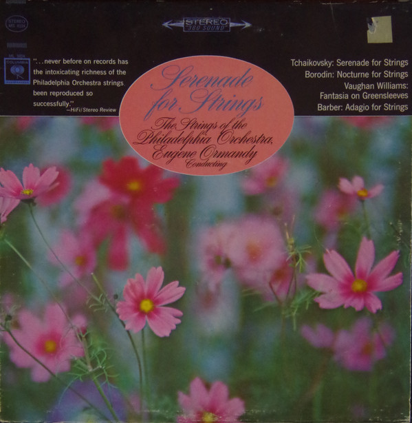 télécharger l'album The Strings of the Philadelphia Orchestra, Eugene Ormandy - Serenade for Strings