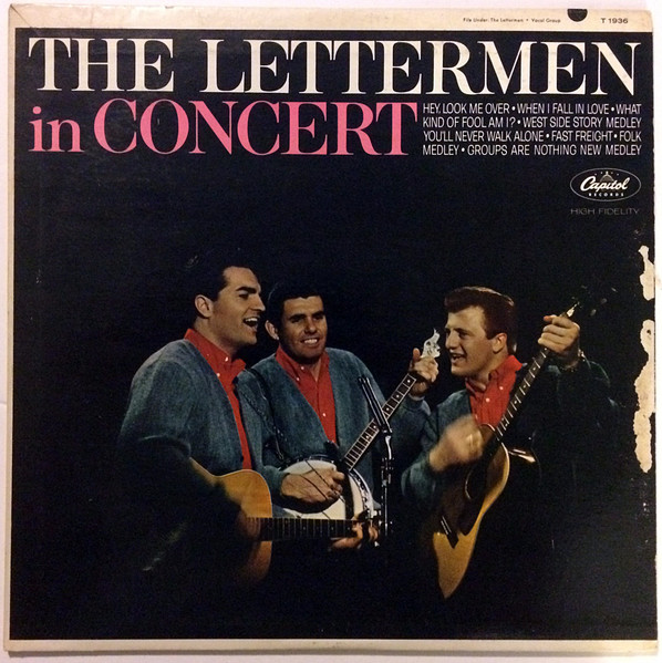 The Lettermen – The Lettermen In Concert (1967, Orange, Vinyl