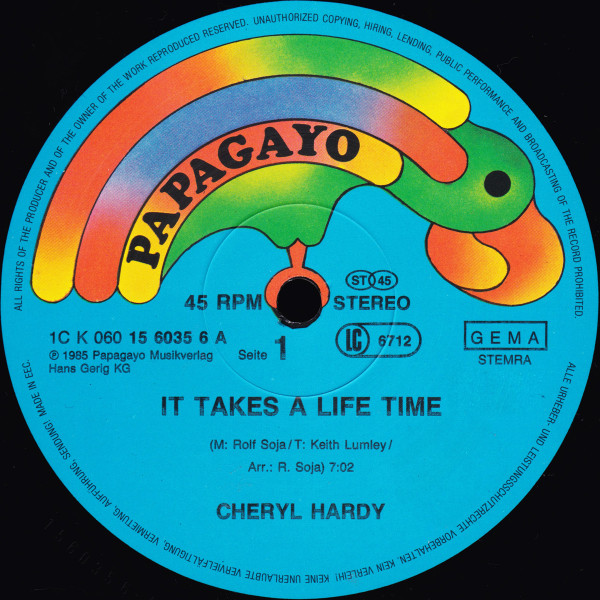 Album herunterladen Cheryl Hardy - It Takes A Lifetime