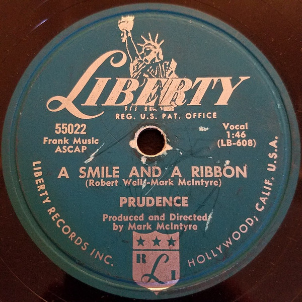 last ned album Patience & Prudence Prudence - Tonight You Belong To Me A Smile And A Ribbon