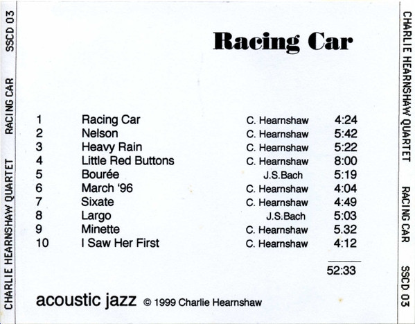 last ned album Charlie Hearnshaw Quartet - Racing Car