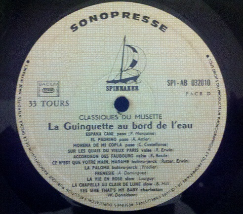 descargar álbum Various - Classiques Du Musette La Guinguette Au Bord De Leau