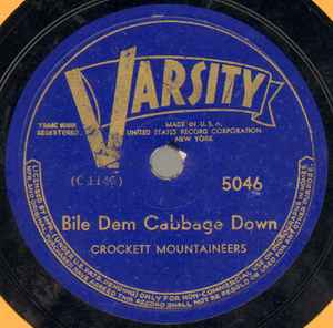 Crockett's Kentucky Mountaineers - Bile Dem Cabbage Down / Cripple Creek album cover