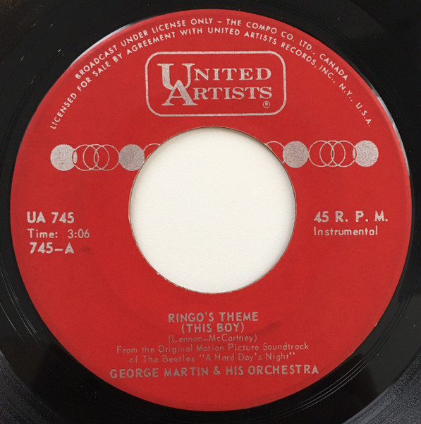 Situación sofá vender George Martin & His Orch. - Ringo's Theme (This Boy) | Releases | Discogs