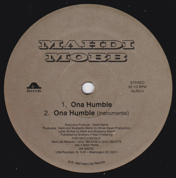 Mahdi Mobb - Ona Humble | Releases | Discogs