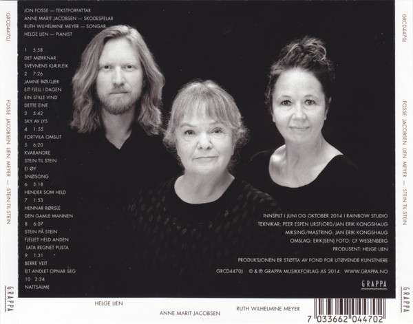 télécharger l'album Jon Fosse, Anne Marit Jacobsen, Helge Lien, Ruth Wilhelmine Meyer - Stein Til Stein