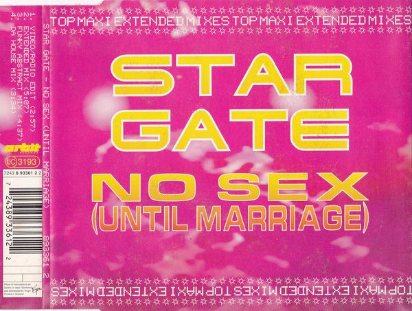 [FLAC] Star Gate – No Sex (Until Marriage) (Orbit Records – 893361 2) (MAXI + VIDEO) (1995)  OS05Mjg1LmpwZWc