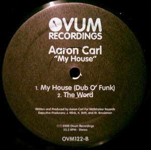 télécharger l'album Aaron Carl - My House
