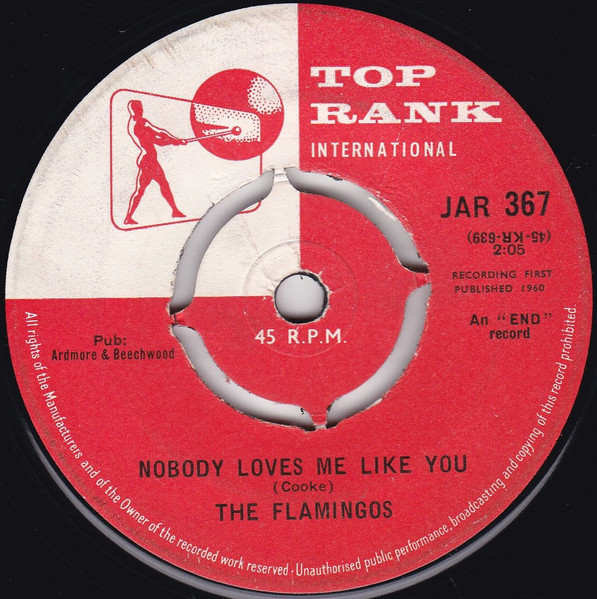 The Flamingos – Nobody Loves Me Like You (1960, Vinyl) - Discogs