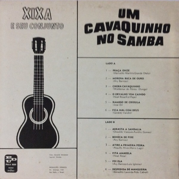 ladda ner album Xixa E Seu Conjunto - Um Cavaquinho No Samba