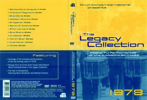 Drum Corps International Presents The Legacy Collection 1978 (2002