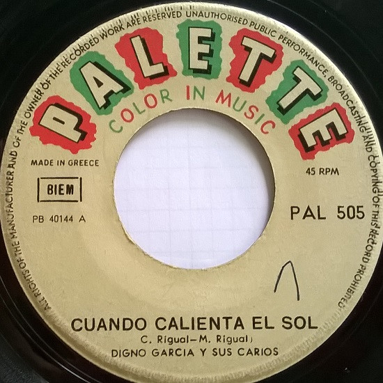 Album herunterladen Digno Garcia Y Sus Carios - Cuando Calienta El Sol Fuente Silvestre