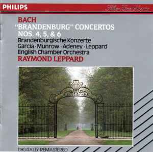 Johann Sebastian Bach - Brandenburg Concertos Nos. 4, 5 & 6 album cover