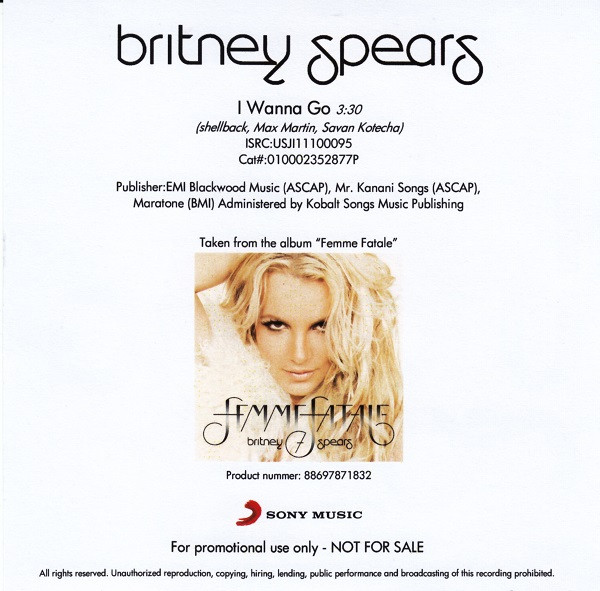 baixar álbum Britney Spears - I Wanna Go
