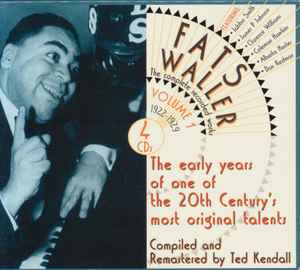 Fats Waller - The Complete Recorded Works, Vol. 1 Messin' Around With The Blues