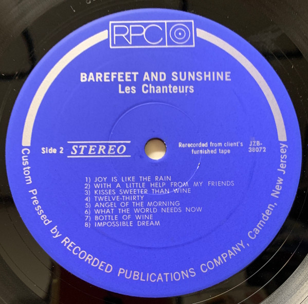 baixar álbum Les Chanteurs - Barefeet And Sunshine