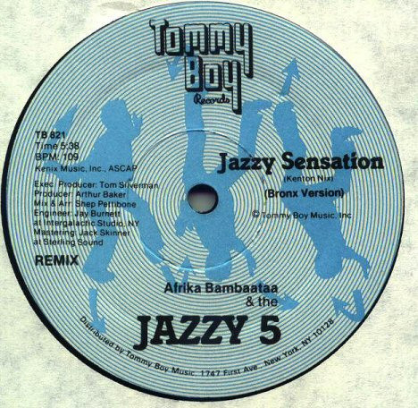 Kryptic Krew / Afrika Bambaataa & The Jazzy 5 - Jazzy Sensation