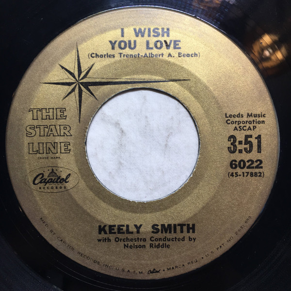 45cat - Louis Prima And Keely Smith - That Old Black Magic / You Are My  Love - Capitol - USA - F4063