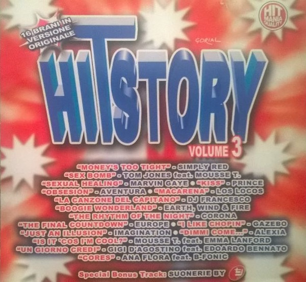 Hitstory Volume 3 (2005, CD) - Discogs