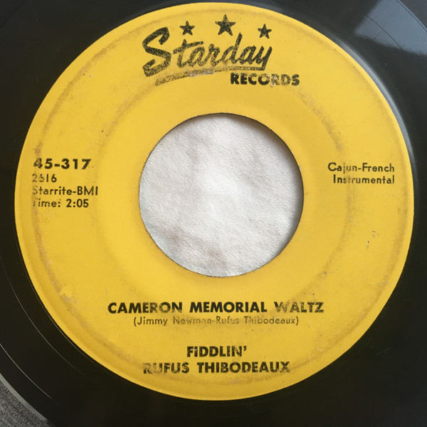 baixar álbum Fiddlin' Rufus Thibodeaux - Cameron Memorial Waltz