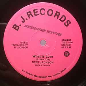 Bert Jackson - What Is Love album cover