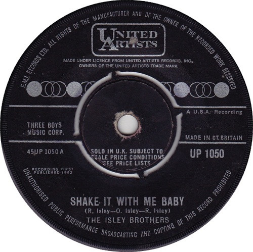 The Isley Brothers – Shake It With Me Baby (1963, Vinyl) - Discogs