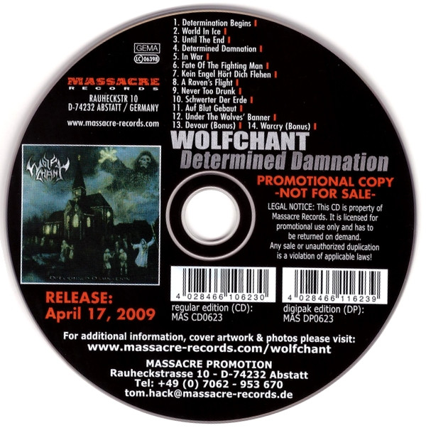télécharger l'album Download Wolfchant - Determined Damnation album