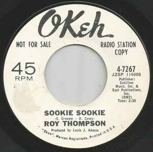 Roy Thompson - Sookie Sookie / Love You Say album cover