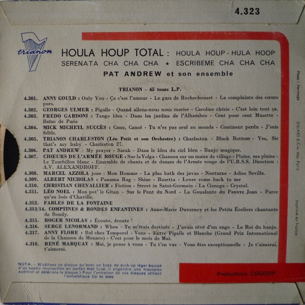 ladda ner album Pat Andrew Et Son Ensemble - Houla Houp Total