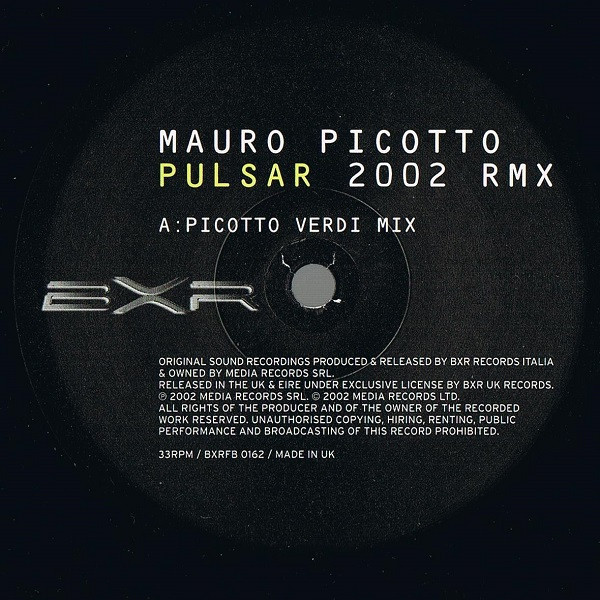 last ned album Mauro Picotto - Pulsar 2002 Mixes