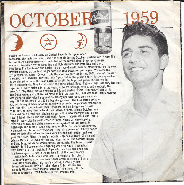 baixar álbum Johnny October - Growin Prettier Young And In Love